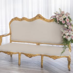 Vintage Gold Seater Lounge