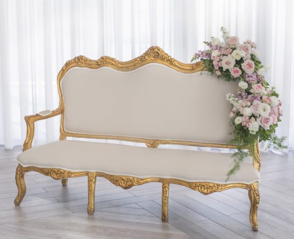 Vintage Gold Seater Lounge